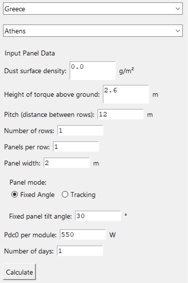 fixed angle interface